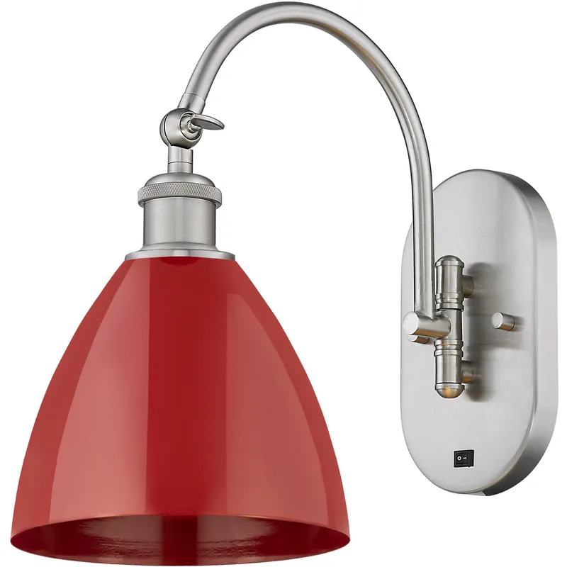 Ballston Plymouth Dome LED 8 inch Polished Chrome Sconce Wall Light