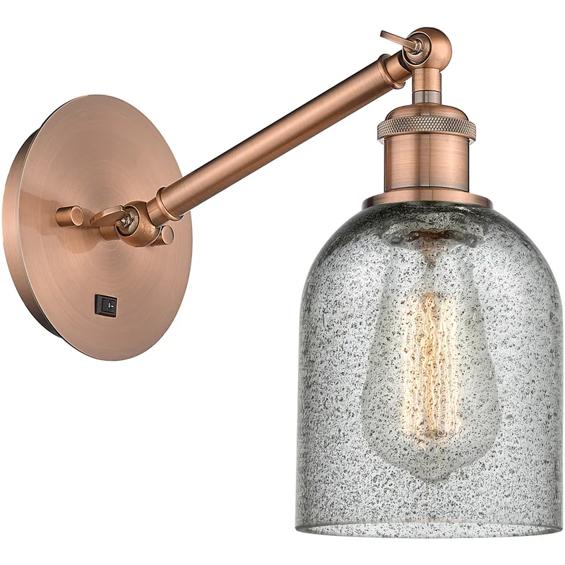 Ballston Caledonia LED 5 inch Antique Copper Sconce Wall Light