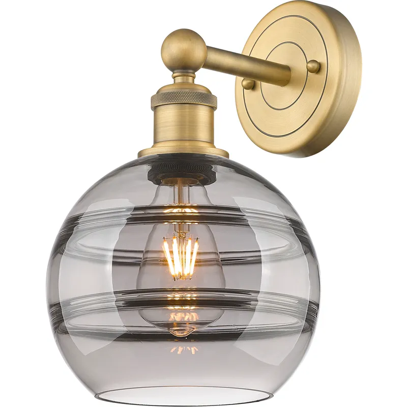 Edison Rochester 1 Light 8 inch Brushed Brass Sconce Wall Light