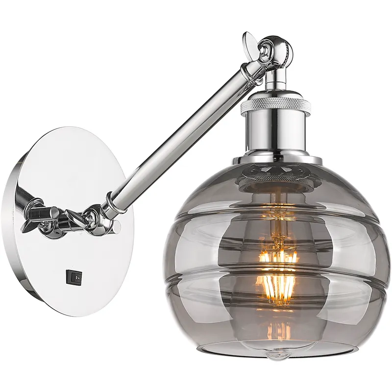 Ballston Rochester 1 Light 5.88 inch Polished Chrome Sconce Wall Light