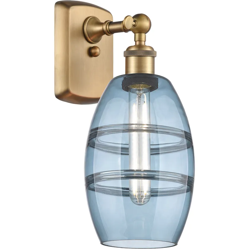 Ballston Vaz 1 Light 5.88 inch Brushed Brass Sconce Wall Light