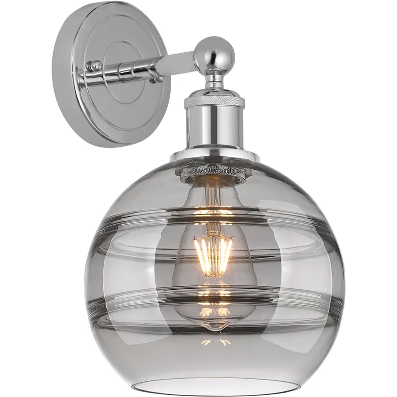 Edison Rochester 1 Light 8 inch Polished Chrome Sconce Wall Light