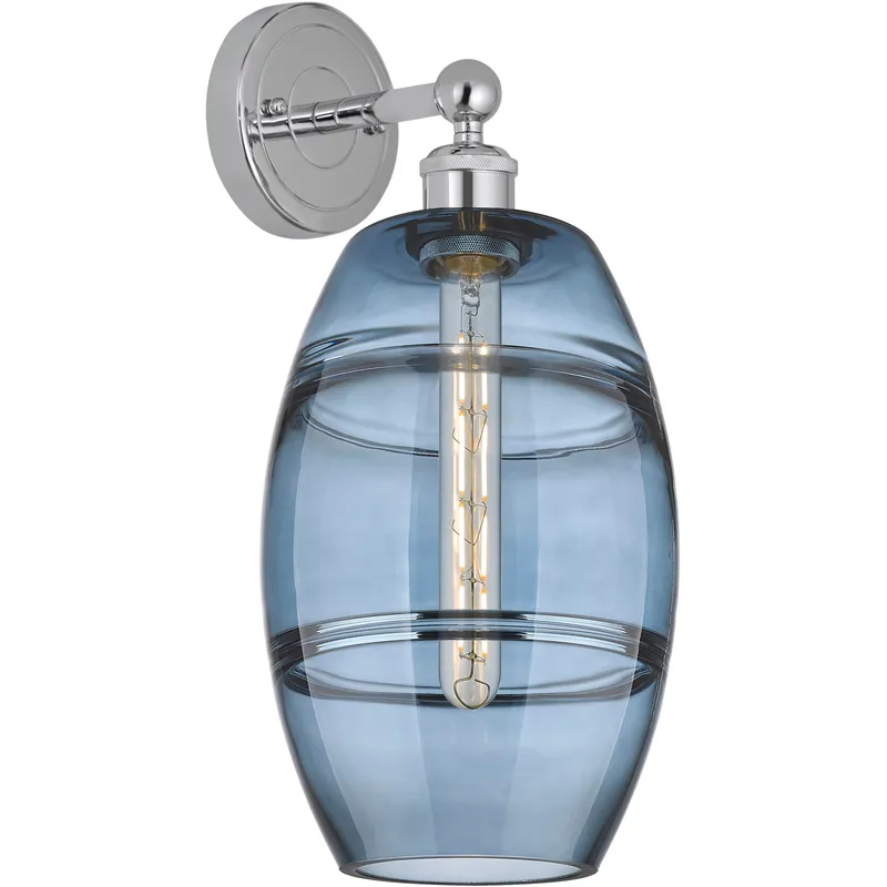 Edison Vaz 1 Light 8 inch Polished Chrome Sconce Wall Light