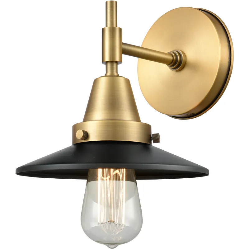 Caden 1 Light 8 inch Brushed Brass Sconce Wall Light