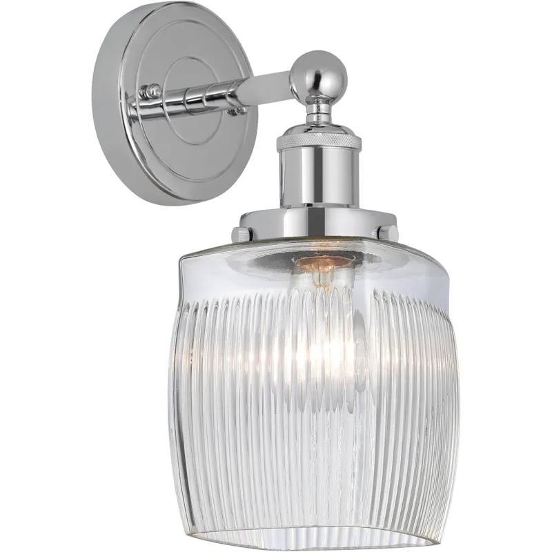 Colton 1 Light 6 inch Polished Chrome Sconce Wall Light
