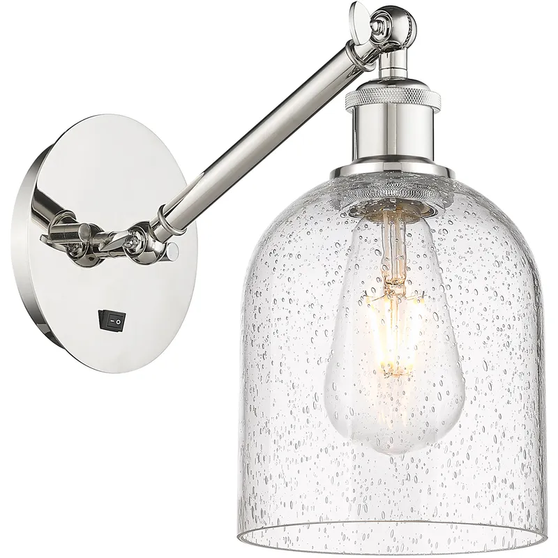Ballston Bella 1 Light 5.5 inch Polished Nickel Sconce Wall Light