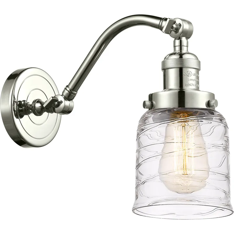 Franklin Restoration Bell 1 Light 5 inch Polished Nickel Sconce Wall Light