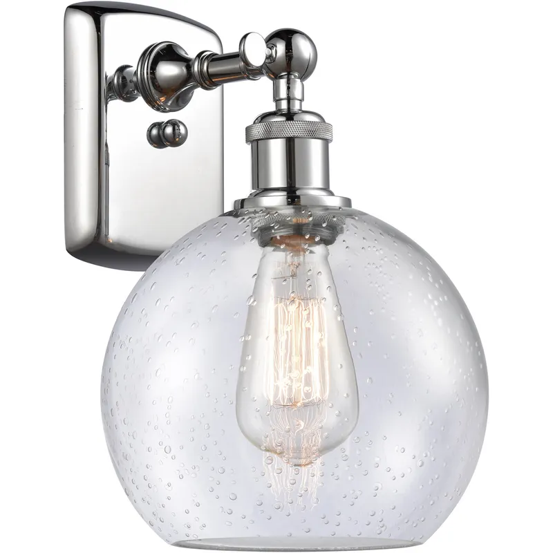 Ballston Athens 1 Light 8 inch Polished Chrome Sconce Wall Light