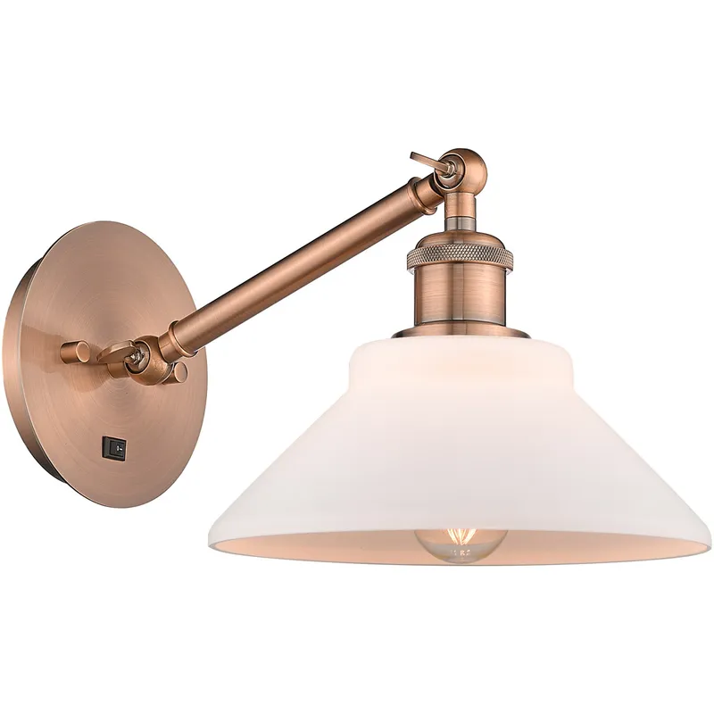 Ballston Orwell LED 8 inch Antique Copper Sconce Wall Light