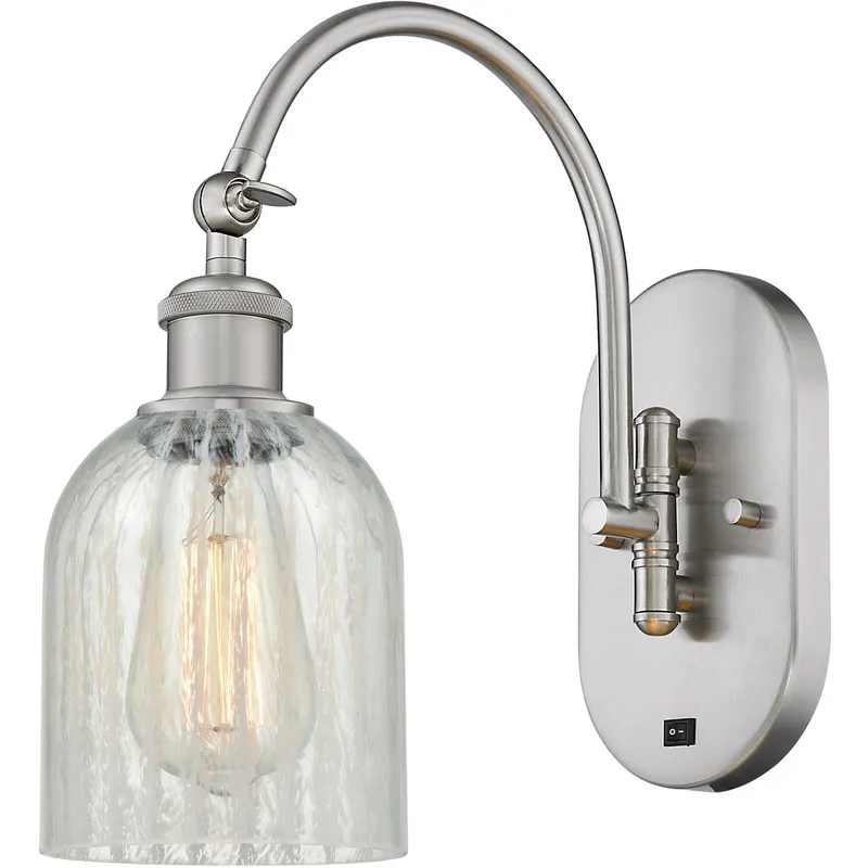Ballston Caledonia 1 Light 5 inch Brushed Satin Nickel Sconce Wall Light