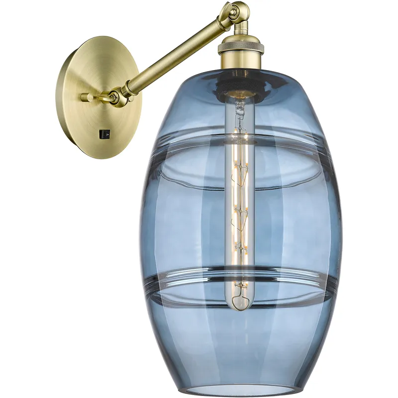 Ballston Vaz 1 Light 8 inch Antique Brass Sconce Wall Light