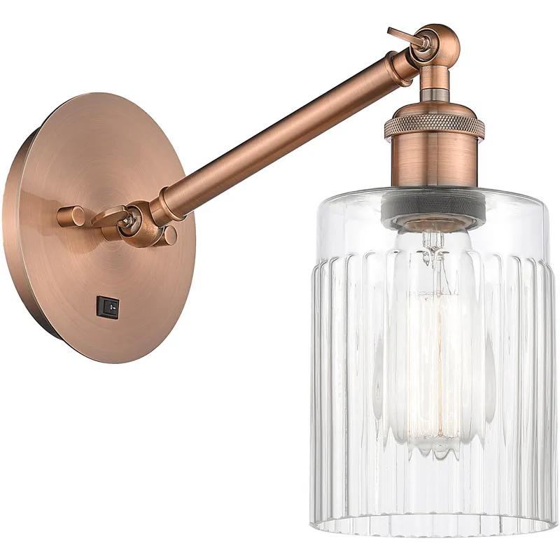 Ballston Hadley 1 Light 5 inch Antique Copper Sconce Wall Light