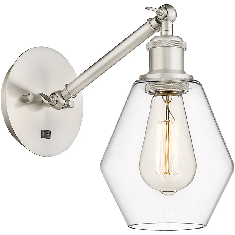 Ballston Cindyrella 1 Light 6 inch Brushed Satin Nickel Sconce Wall Light