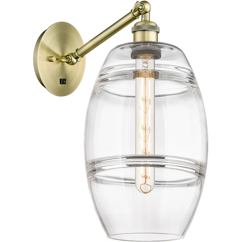 Ballston Vaz 1 Light 8 inch Antique Brass Sconce Wall Light