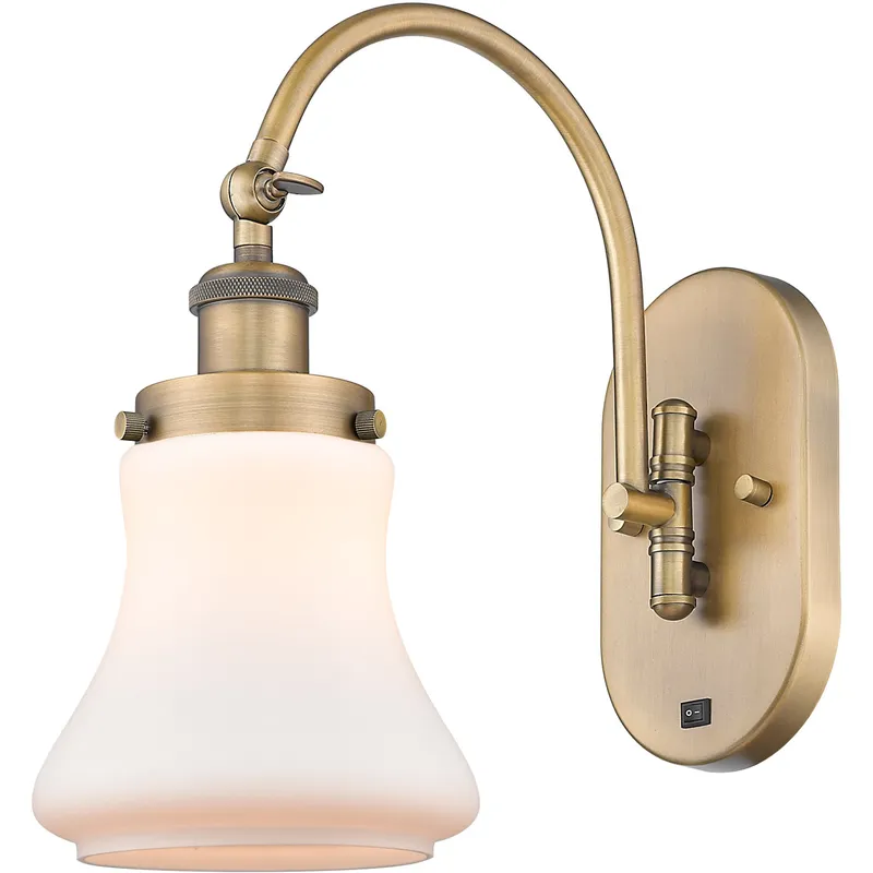 Franklin Restoration Bellmont LED 7 inch Brushed Brass Sconce Wall Light