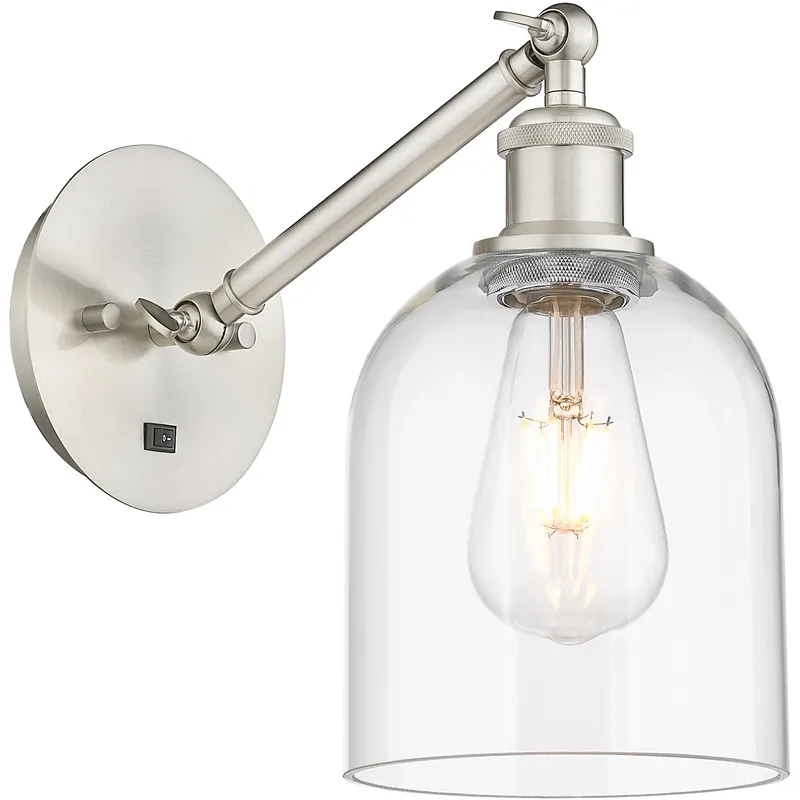 Ballston Bella 1 Light 5.5 inch Brushed Satin Nickel Sconce Wall Light