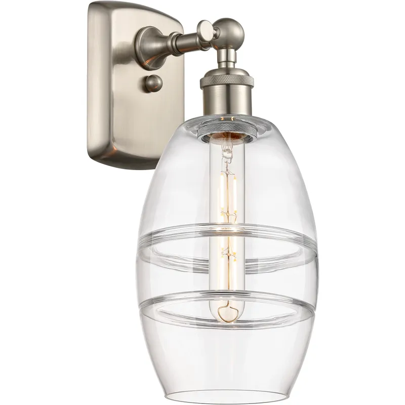 Ballston Vaz 1 Light 5.88 inch Brushed Satin Nickel Sconce Wall Light