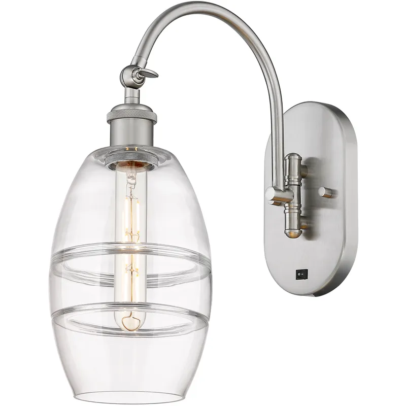 Ballston Vaz 1 Light 5.88 inch Brushed Satin Nickel Sconce Wall Light
