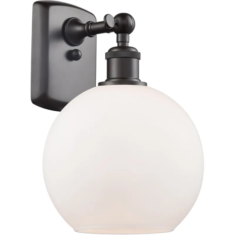 Ballston Athens 1 Light 8 inch Oil Rubbed Bronze Sconce Wall Light
