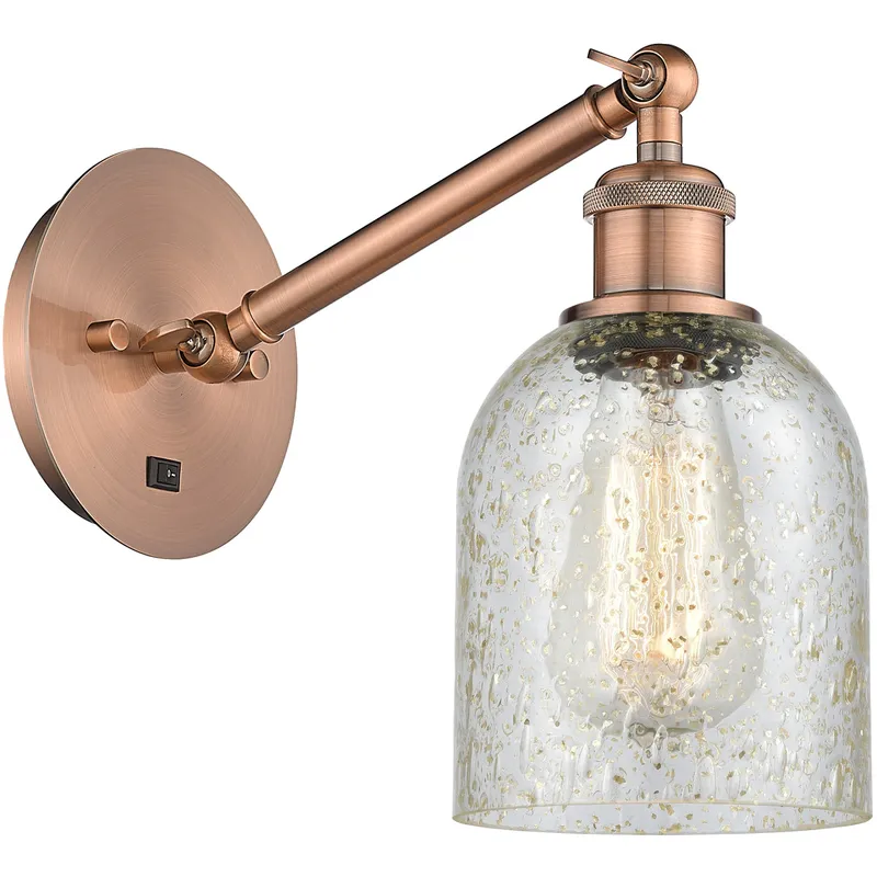 Ballston Caledonia LED 5 inch Antique Copper Sconce Wall Light