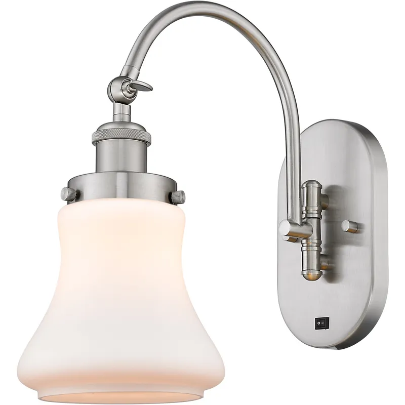 Franklin Restoration Bellmont LED 7 inch Brushed Satin Nickel Sconce Wall Light