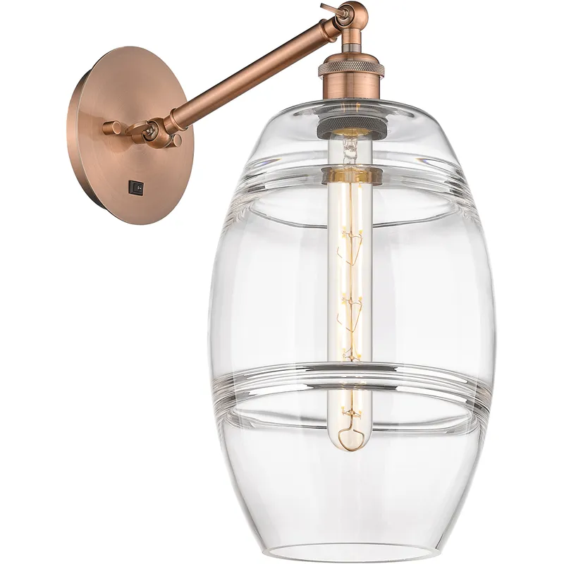 Ballston Vaz 1 Light 8 inch Antique Copper Sconce Wall Light