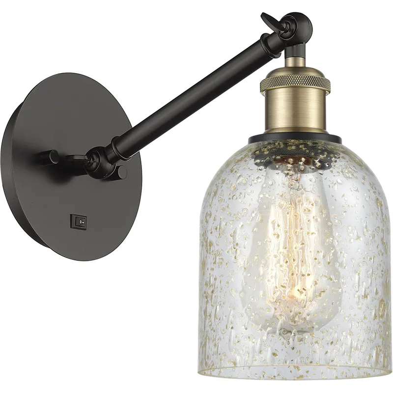 Ballston Caledonia LED 5 inch Black Antique Brass Sconce Wall Light