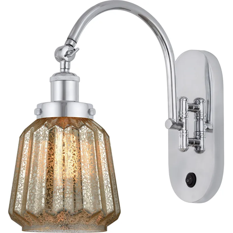 Franklin Restoration Chatham 1 Light 7 inch Polished Chrome Sconce Wall Light