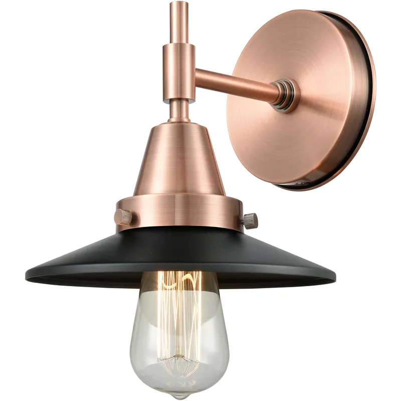 Caden 1 Light 8 inch Antique Copper Sconce Wall Light