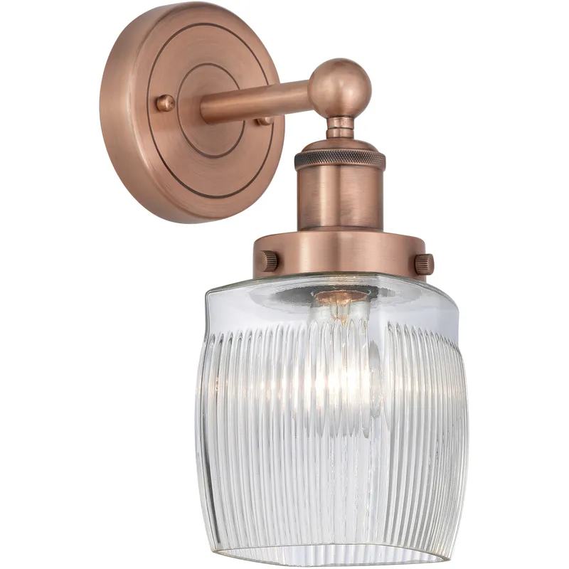 Colton Sconce Wall Light in Antique Copper