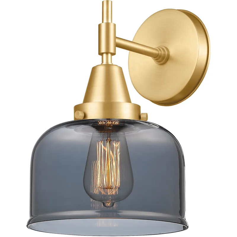 Caden LED 8 inch Satin Gold Sconce Wall Light