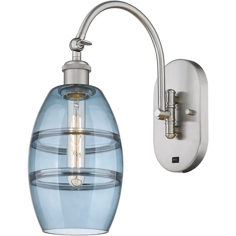 Ballston Vaz 1 Light 5.88 inch Brushed Satin Nickel Sconce Wall Light