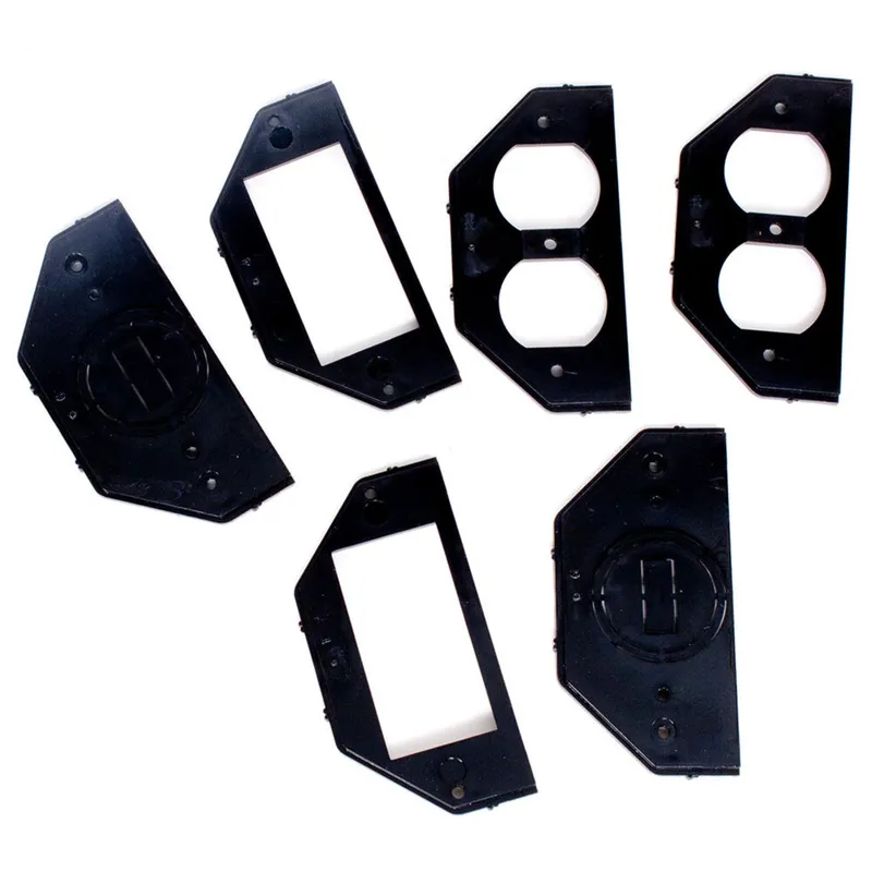Weatherproof Inserts, 2 Gang, Flexi-Guard Series, Includes (6) Insert Types
