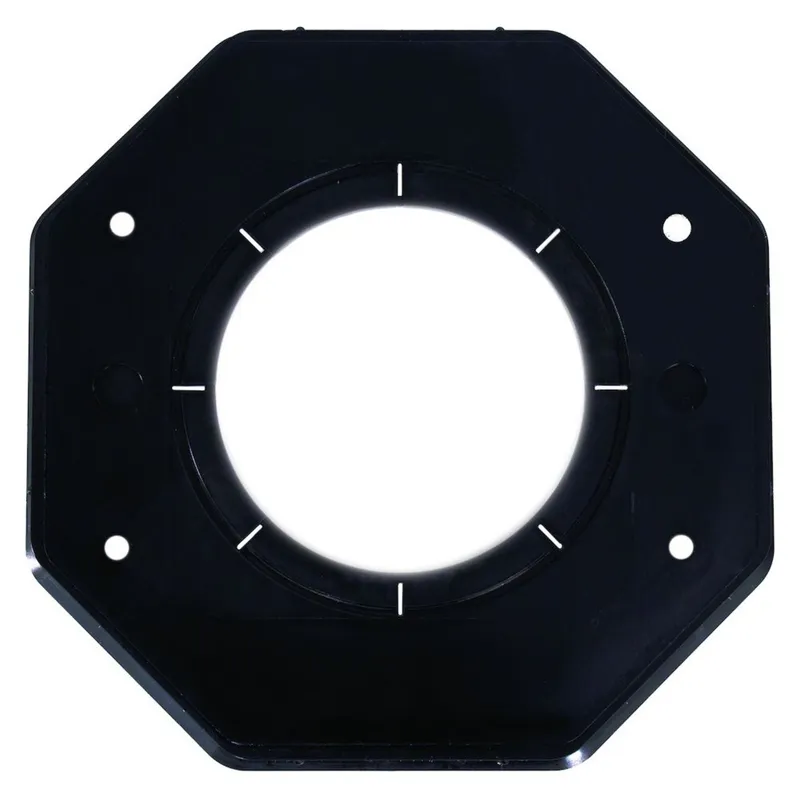 Weatherproof Insert, 2 Gang, 2-1/8 to 2-5/8" Round Opening, Universal, Polycarbonate