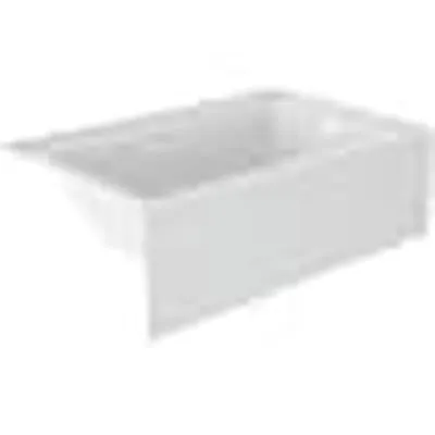 Jacuzzi TR60-3619JFR-AW Signature Rectangle Skirted Soaking RH White