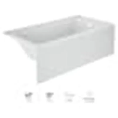 Jacuzzi TR60-3019JFR-AW Signature Rectangle 6030 Skirted Soaking RH White