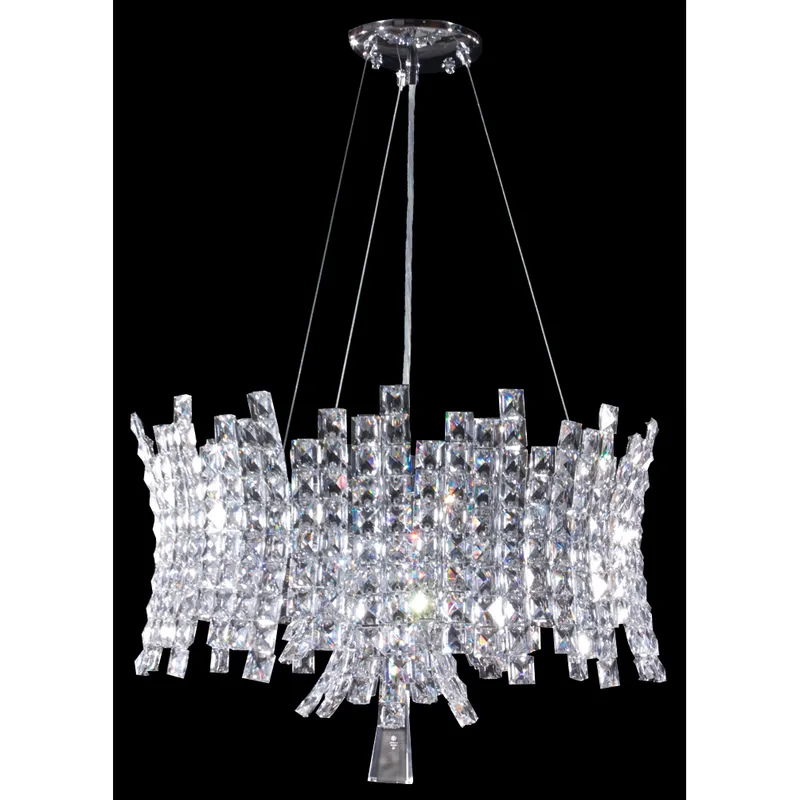 Eclipse Fashion 12 Light 22 inch Silver Pendant Ceiling Light
