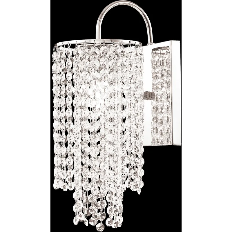 Contemporary 1 Light Silver Chandelier Ceiling Light