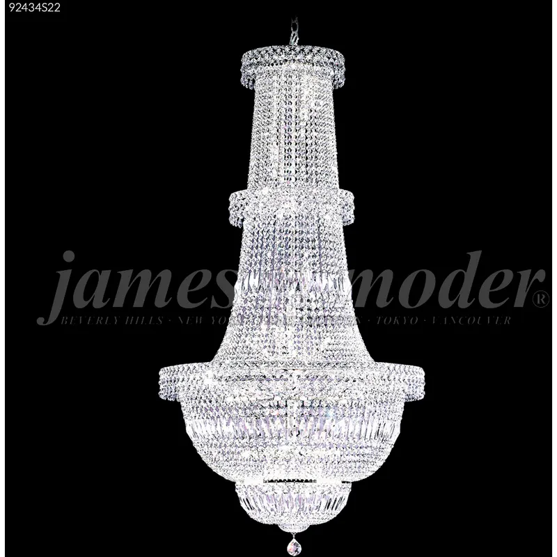 Prestige 34 Light 28 inch Silver Entry Chandelier Ceiling Light, Large