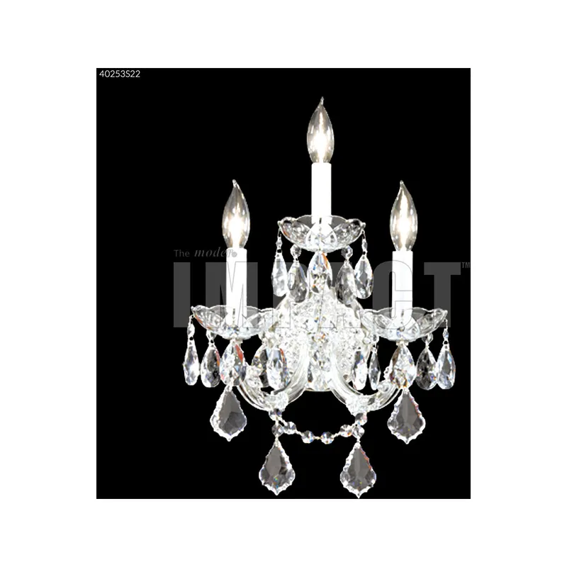Maria Theresa 3 Light 11 inch Gold Lustre Wall Sconce Wall Light