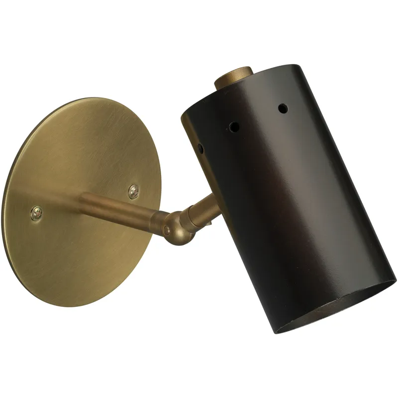 Milano 1 Light 2.5 inch Oil Rubbed BronzeAntique Brass Wall Sconce Wall Light