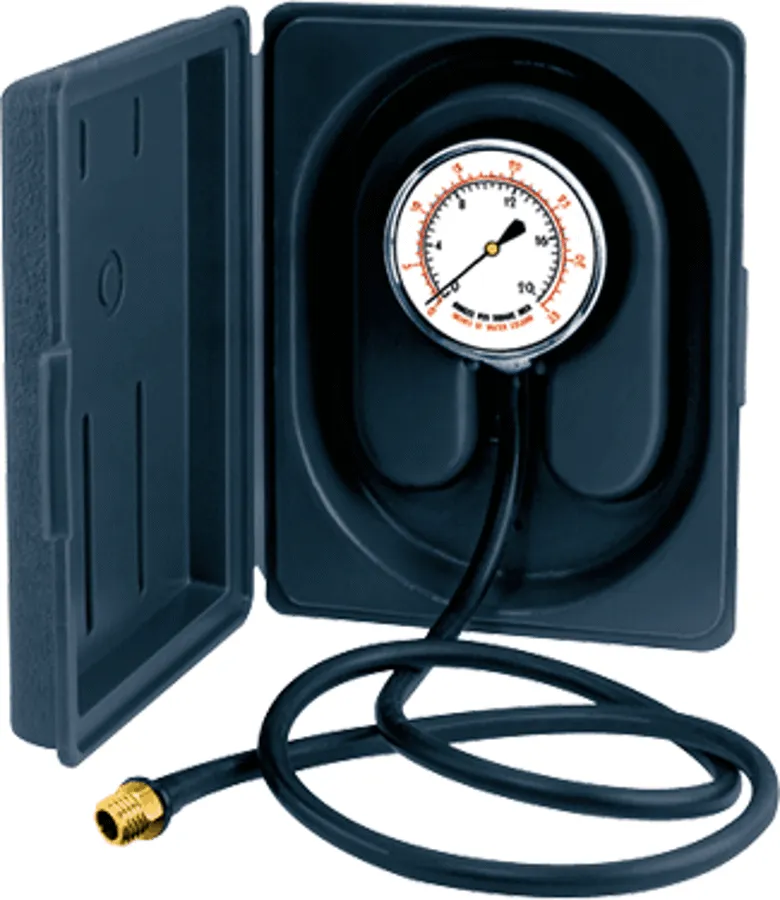 JB INDUSTRIES 29435 Pressure Test Kit for Natural LP Gases