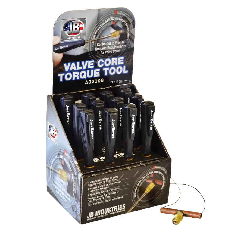 JB Industries JB-A32008 Valve Core Torque Tool 1/4