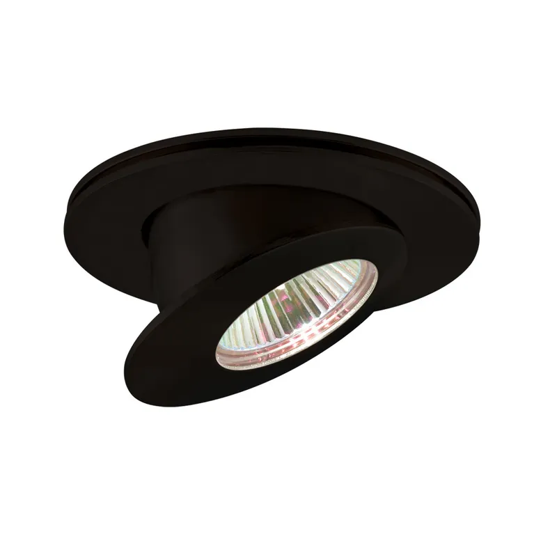 Signature 12V Halogen 3.25 inch Black Undercabinet Recessed Lighting