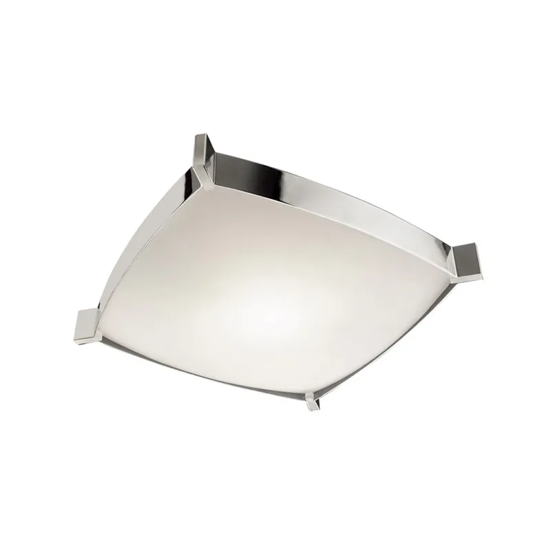 Linea 4 Light 15.75 inch Chrome Flush Mount Ceiling Light