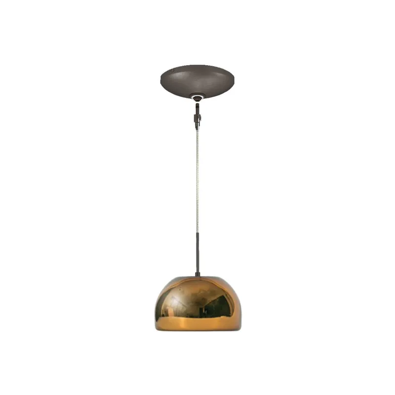 Envisage VI 1 Light 8 inch Bronze Mini Pendant Ceiling Light in Chocolate