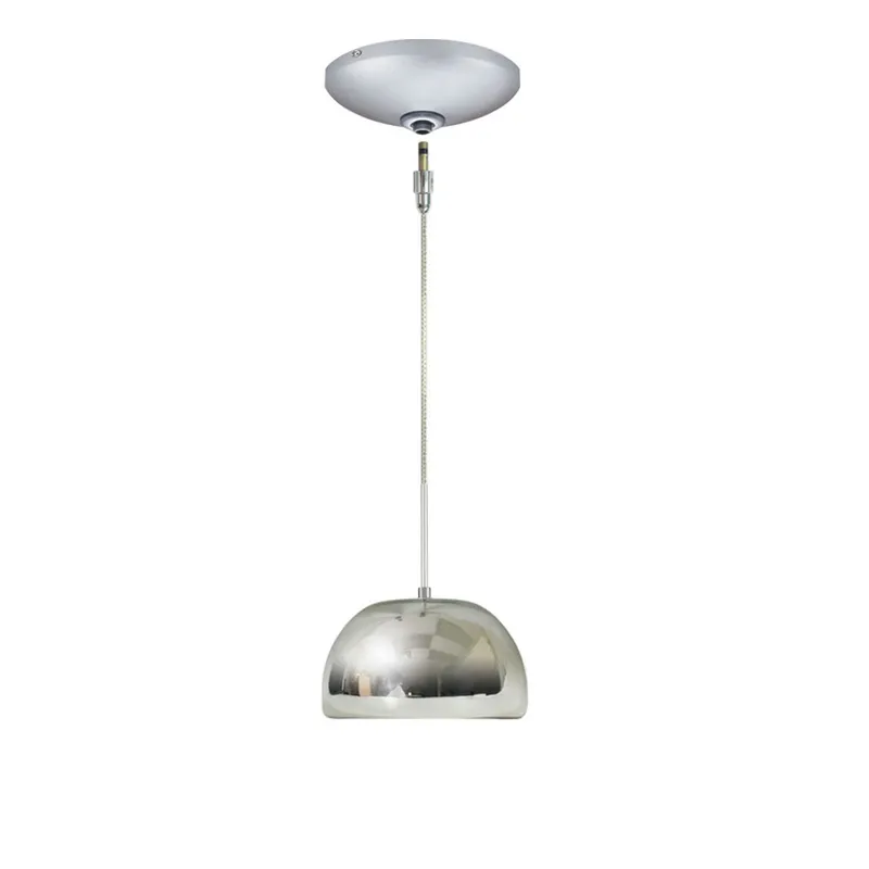 Envisage Vi 1 Light 10 inch Satin Nickel Mini Pendant Ceiling Light in Chrome