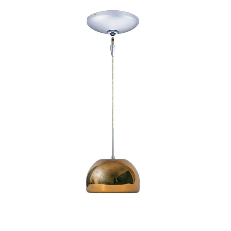 Envisage VI 1 Light 10 inch Chrome Mini Pendant Ceiling Light in Chocolate