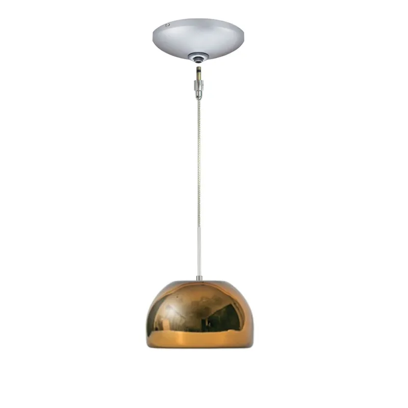 Envisage Vi 1 Light 8 inch Satin Nickel Mini Pendant Ceiling Light in Chocolate