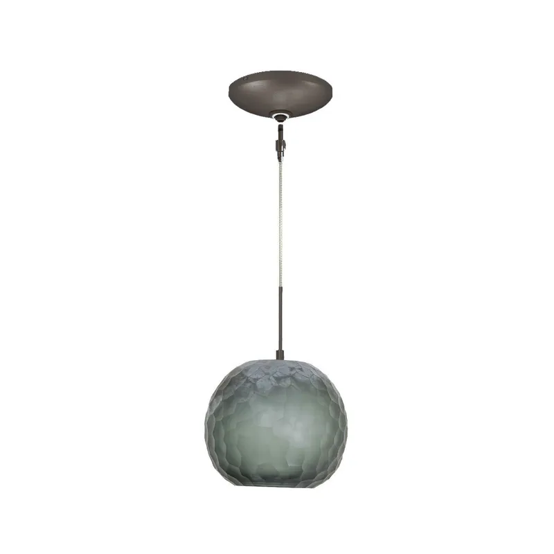 Envisage VI 1 Light 8 inch Bronze Mini Pendant Ceiling Light in Chiseled Smoke